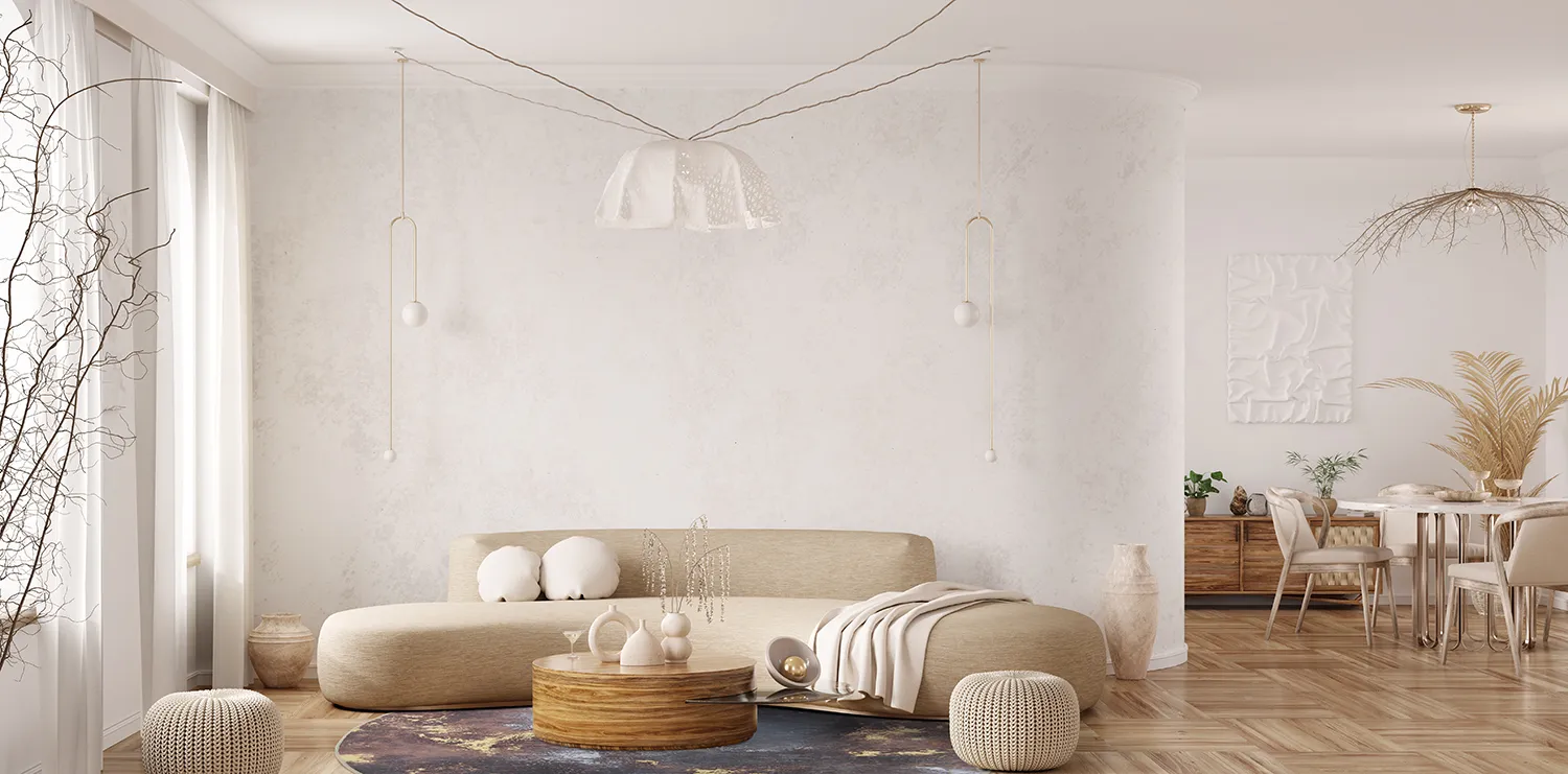 Kerek szőnyeg - Sanza (szürke/többszínű)