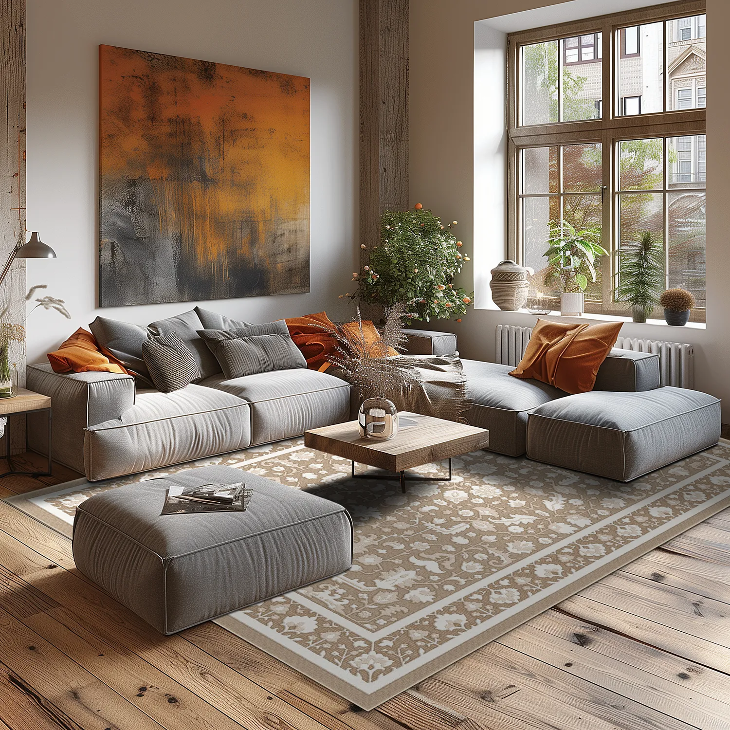 Wilton szőnyeg - Ember (bezs/offwhite)