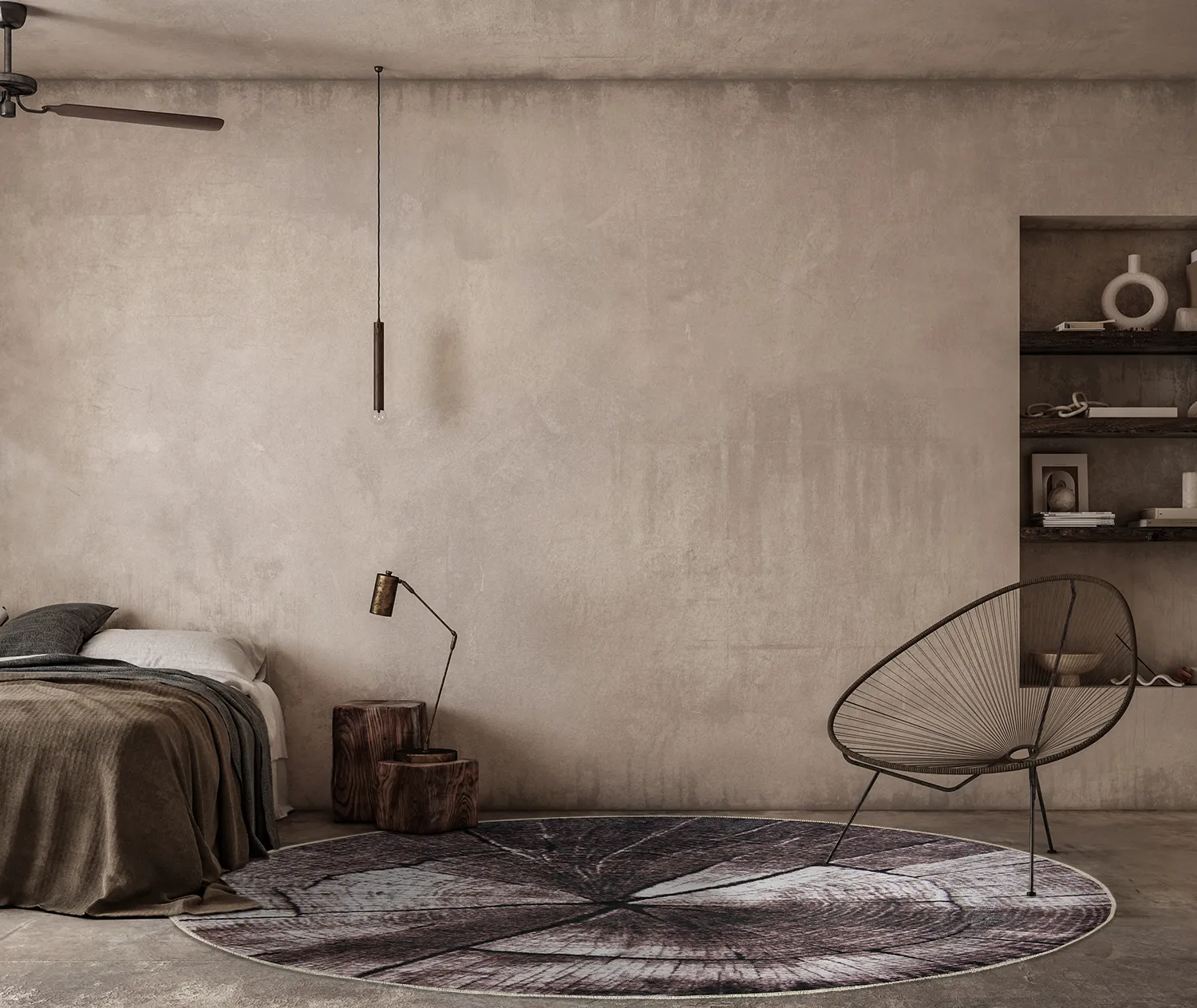 Kerek szőnyeg - Event (szürke)