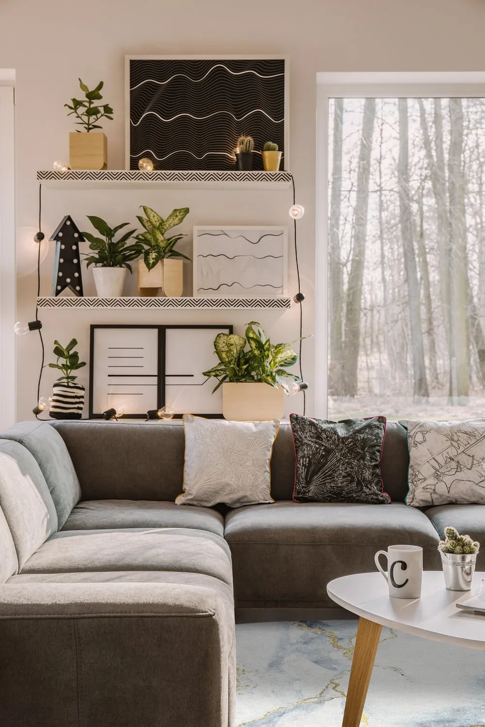 Kerek szőnyeg - Genova (fehér)