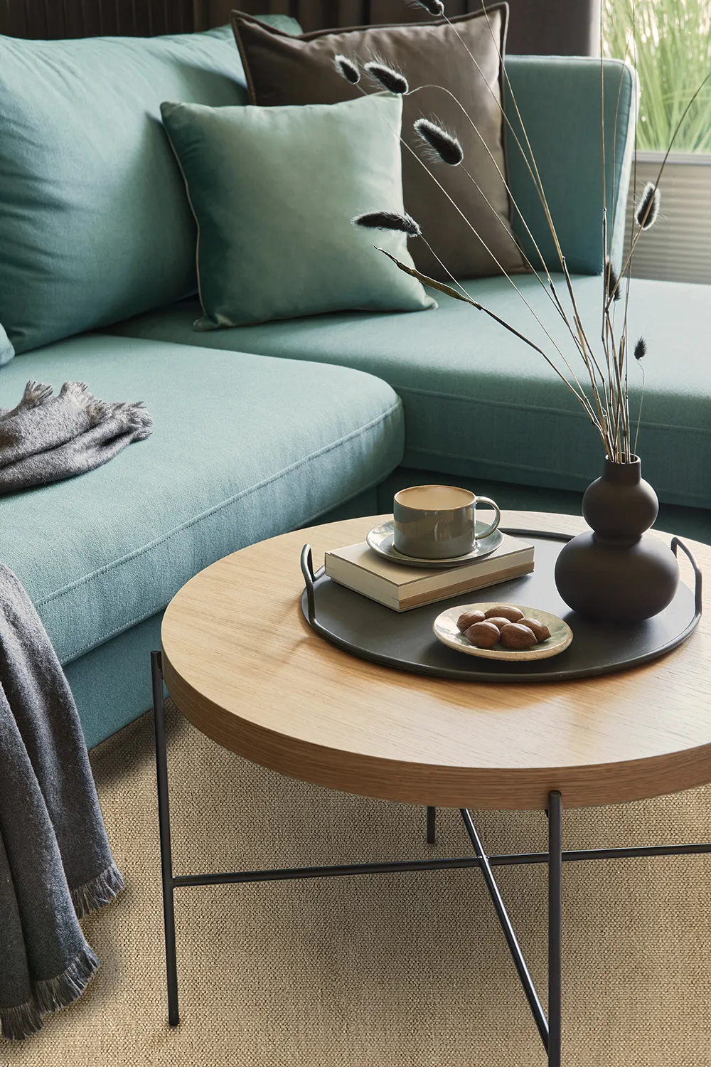 Kerek szőnyeg - Hamilton (bézs)