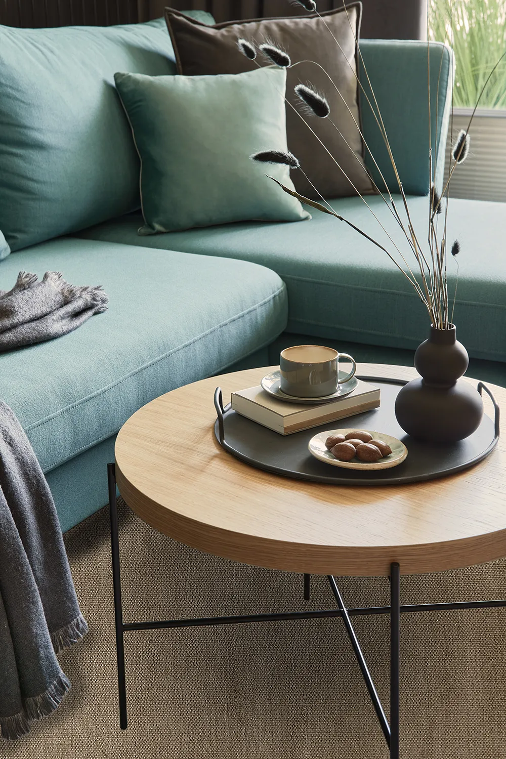 Kerek szőnyeg - Hamilton (barna)