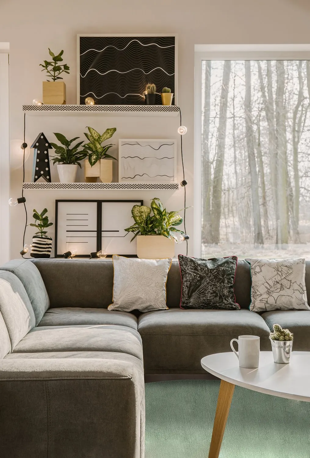 Kerek szőnyeg - Hamilton (zöld)