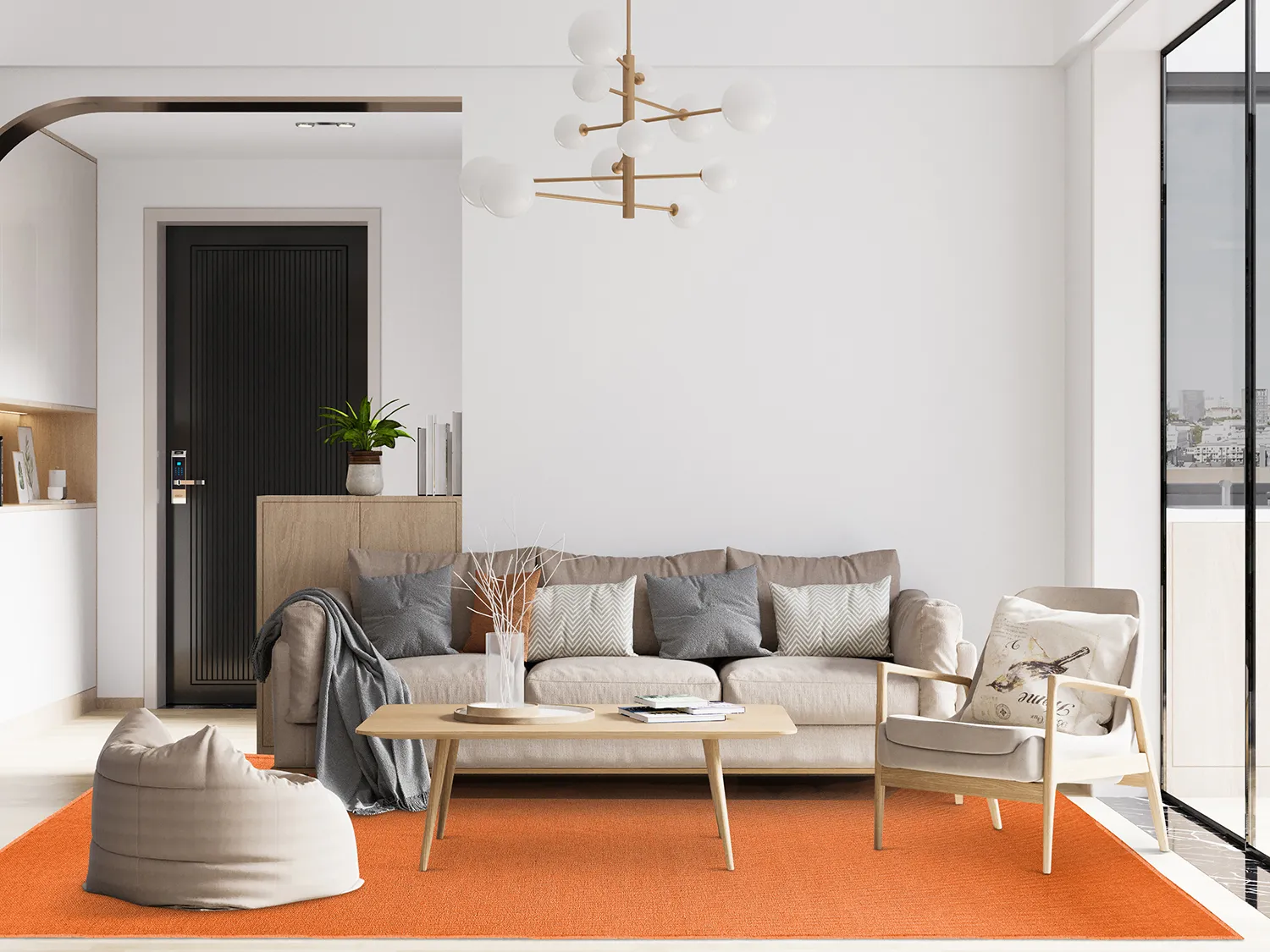 Gyapjúszőnyeg - Hamilton (Orange Peel)