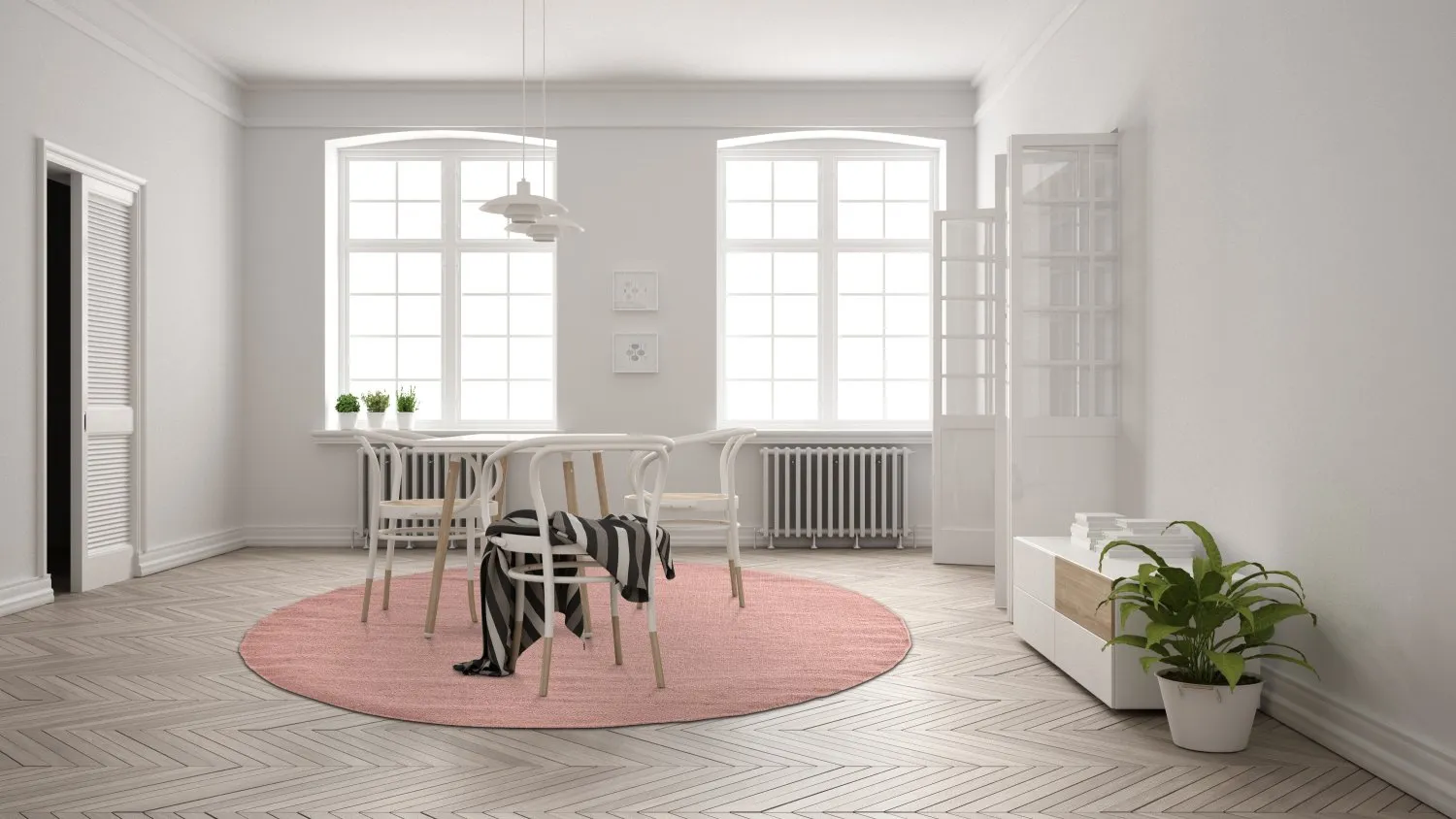 Kerek szőnyeg - Hamilton (Coral Pink)