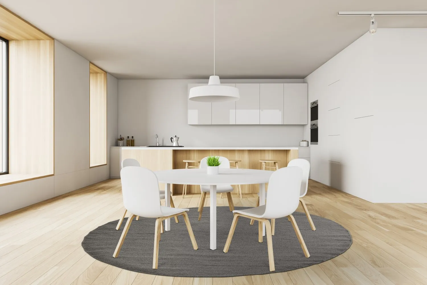 Kerek szőnyeg - Hamilton (Asphalt)