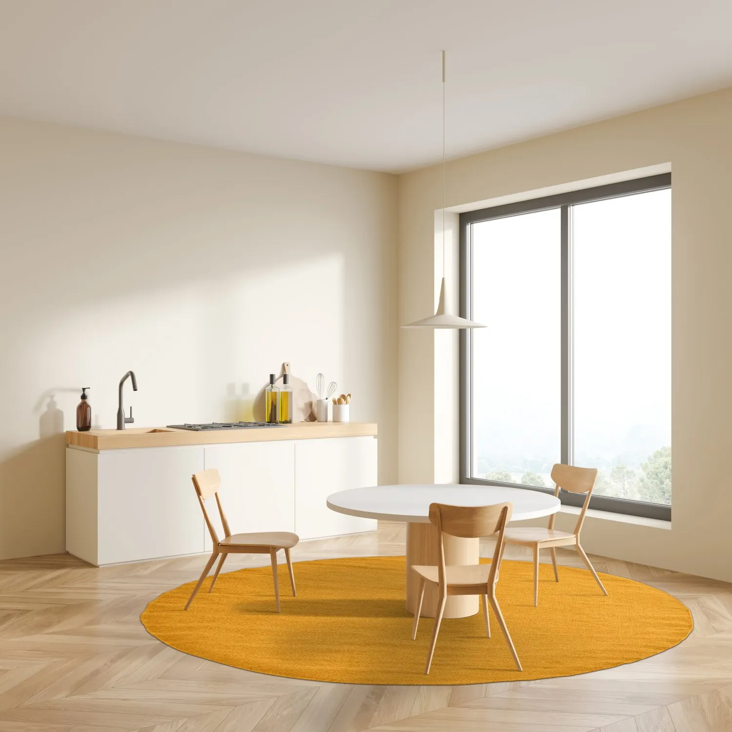 Kerek szőnyeg - Hamilton (Saffron)