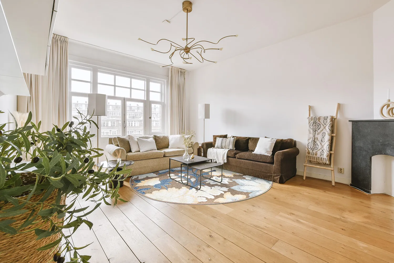 Kerek szőnyeg - Indoor/Outdoor Lucca (többszínű)