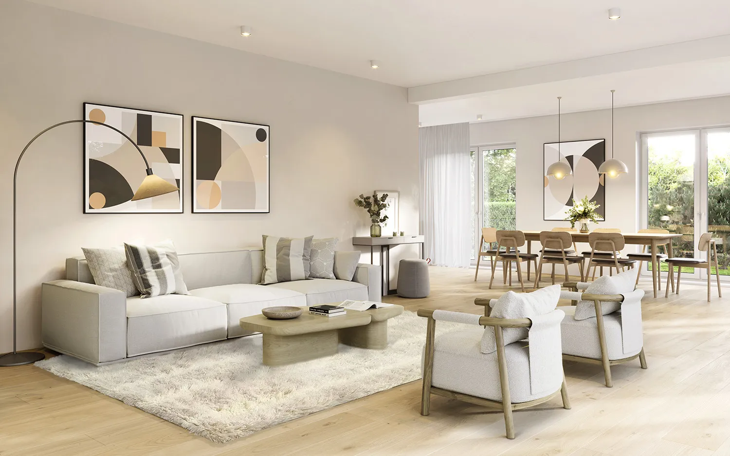 Gyapjúszőnyeg - Ives (bézs)