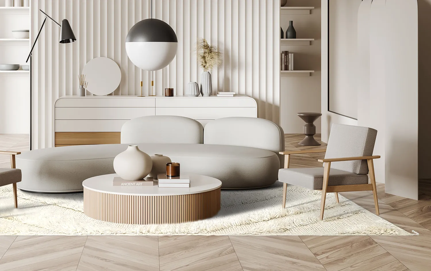 Gyapjúszőnyeg - Jolie (offwhite)