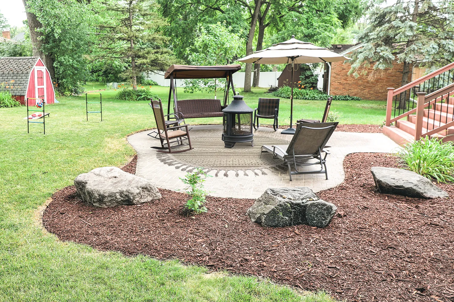 Kerek szőnyeg - Indoor/Outdoor Athena (bézs)