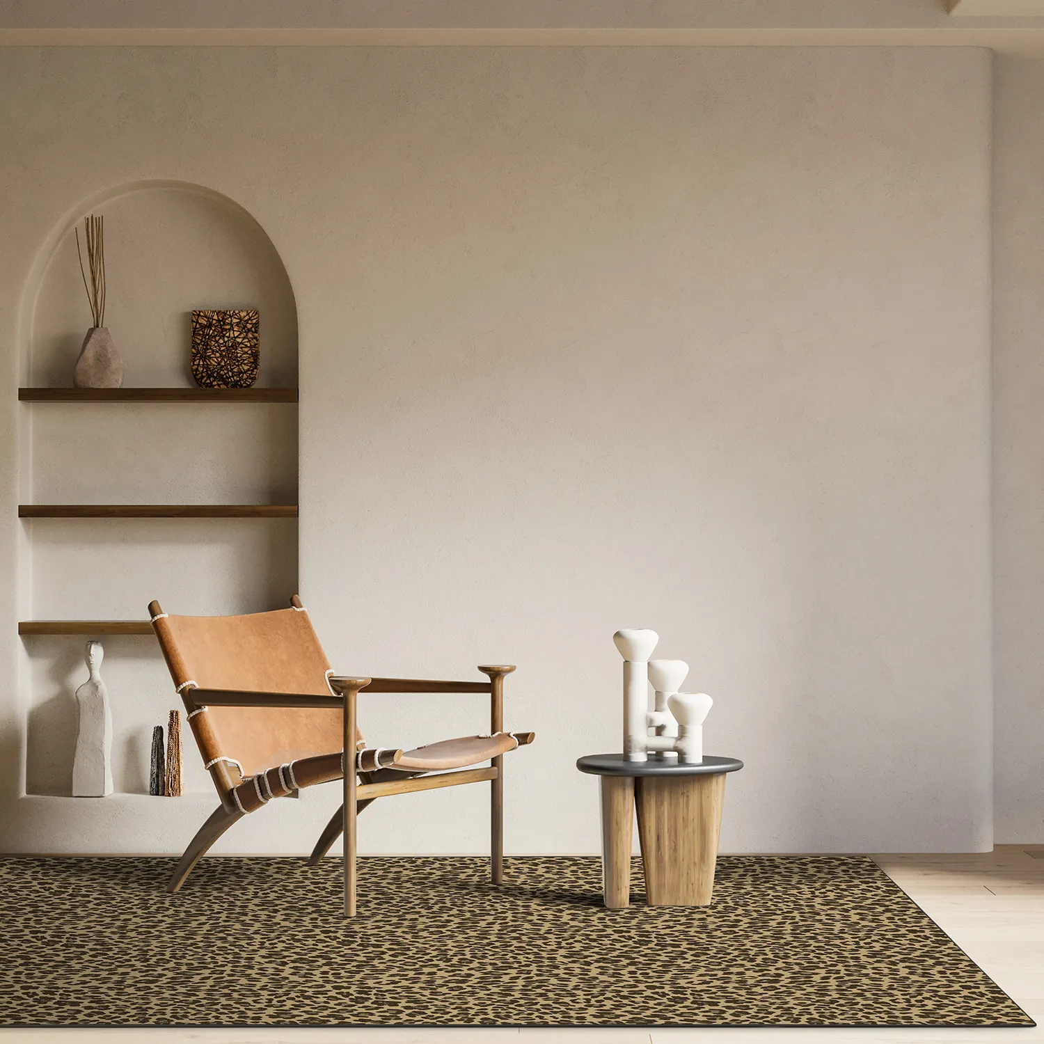 Wilton szőnyeg - Leopard (barna)