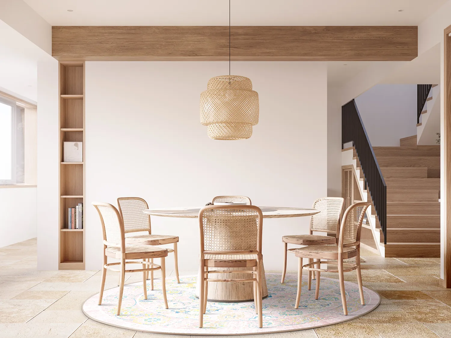 Kerek szőnyeg - Magnolia (rózsaszín)