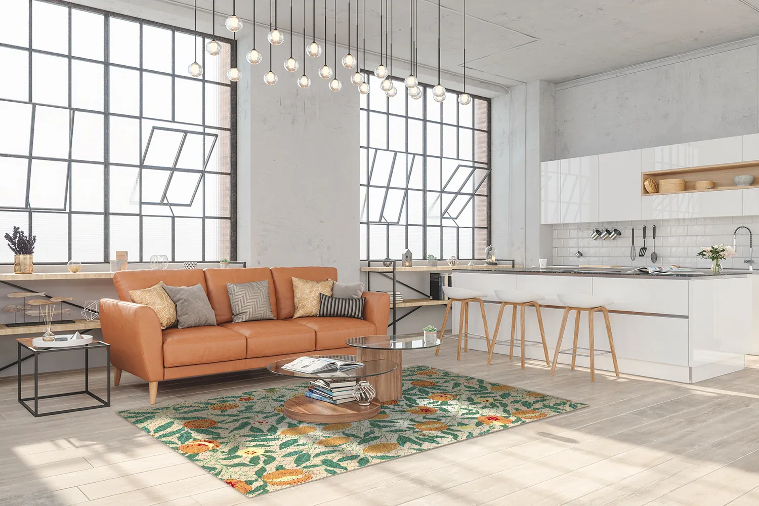 Wilton szőnyeg - Cosette (narancs/multi)