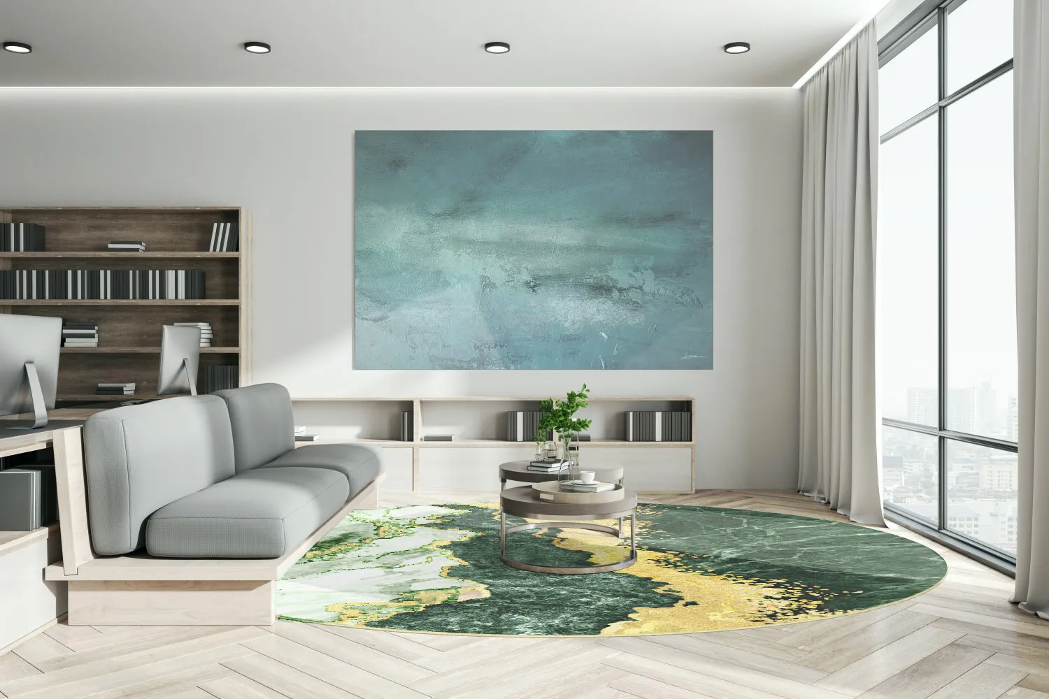 Kerek szőnyeg - Padova (mint)