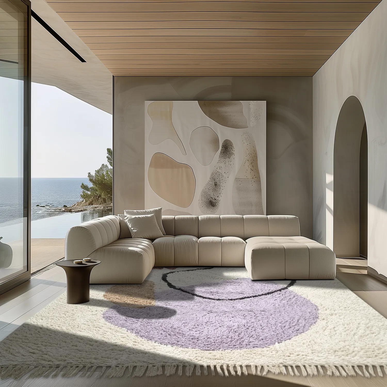 Shaggy szőnyeg - Londa Natural Cotton Shaggy (többszínű)