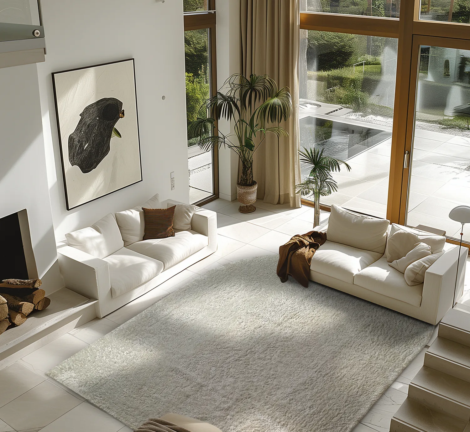 Shaggy szőnyeg - Sion Natural Cotton Shaggy (offwhite)