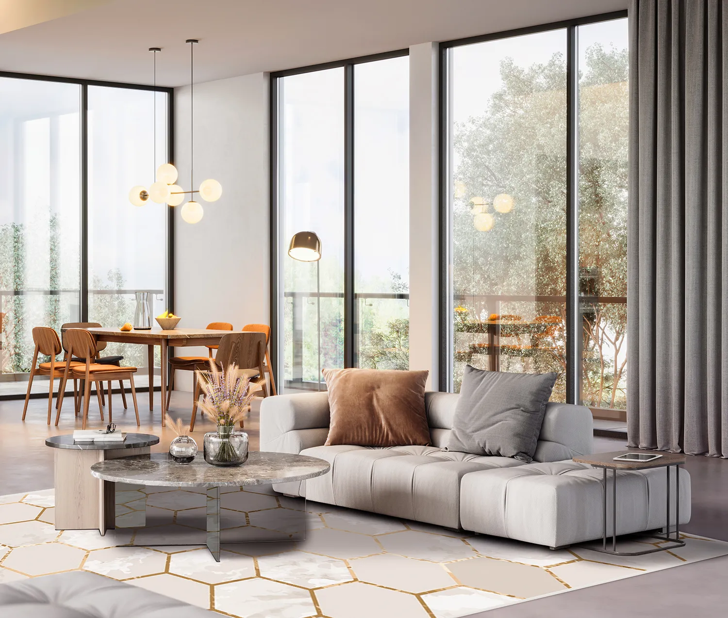 Wilton szőnyeg - Morino (bezs/fehér/arany)