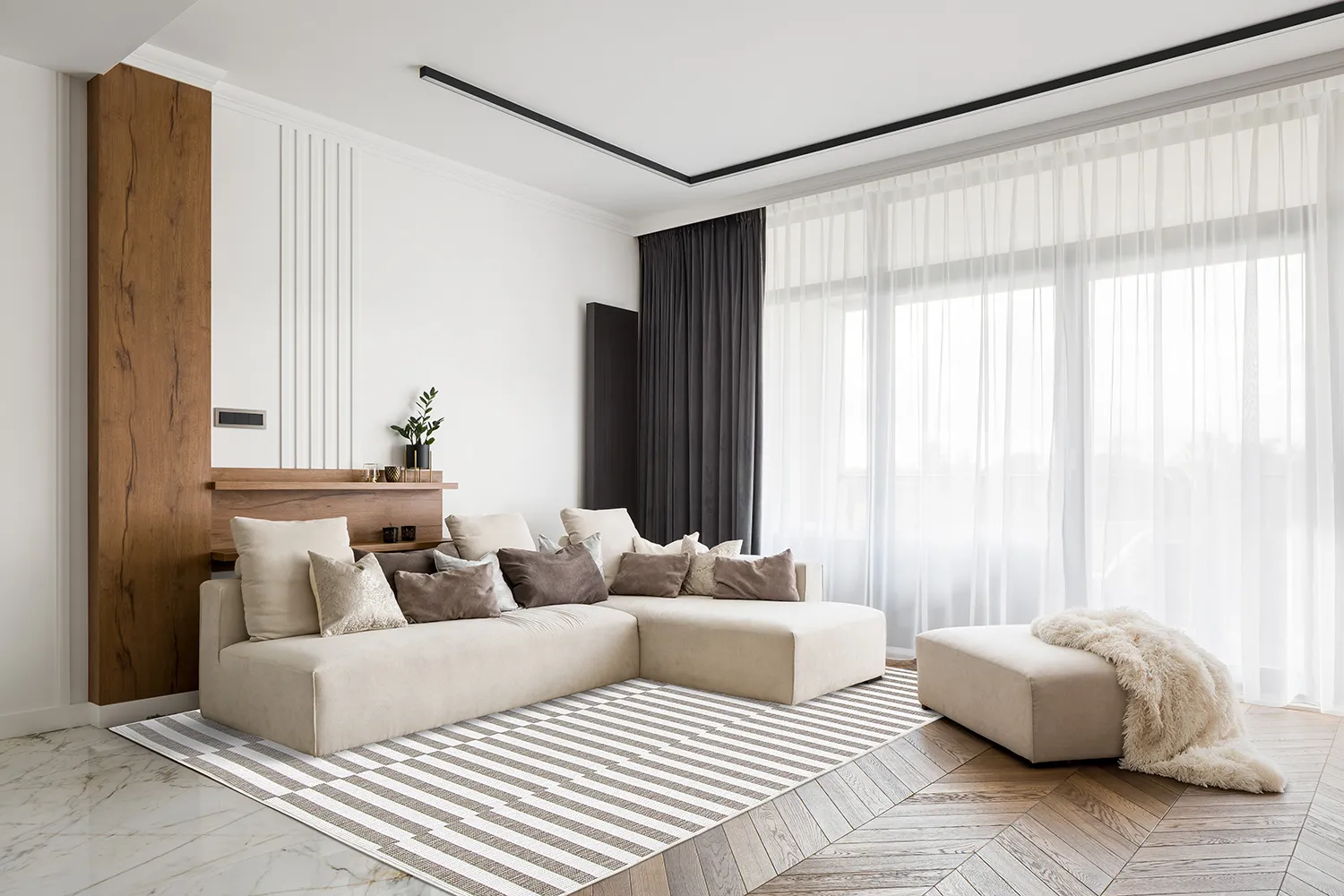 Beltéri és kültéri szőnyeg - Otto (bézs)