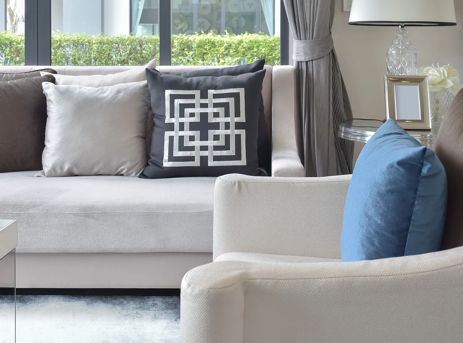 Wilton szőnyeg - Rosia (kék/szürke)