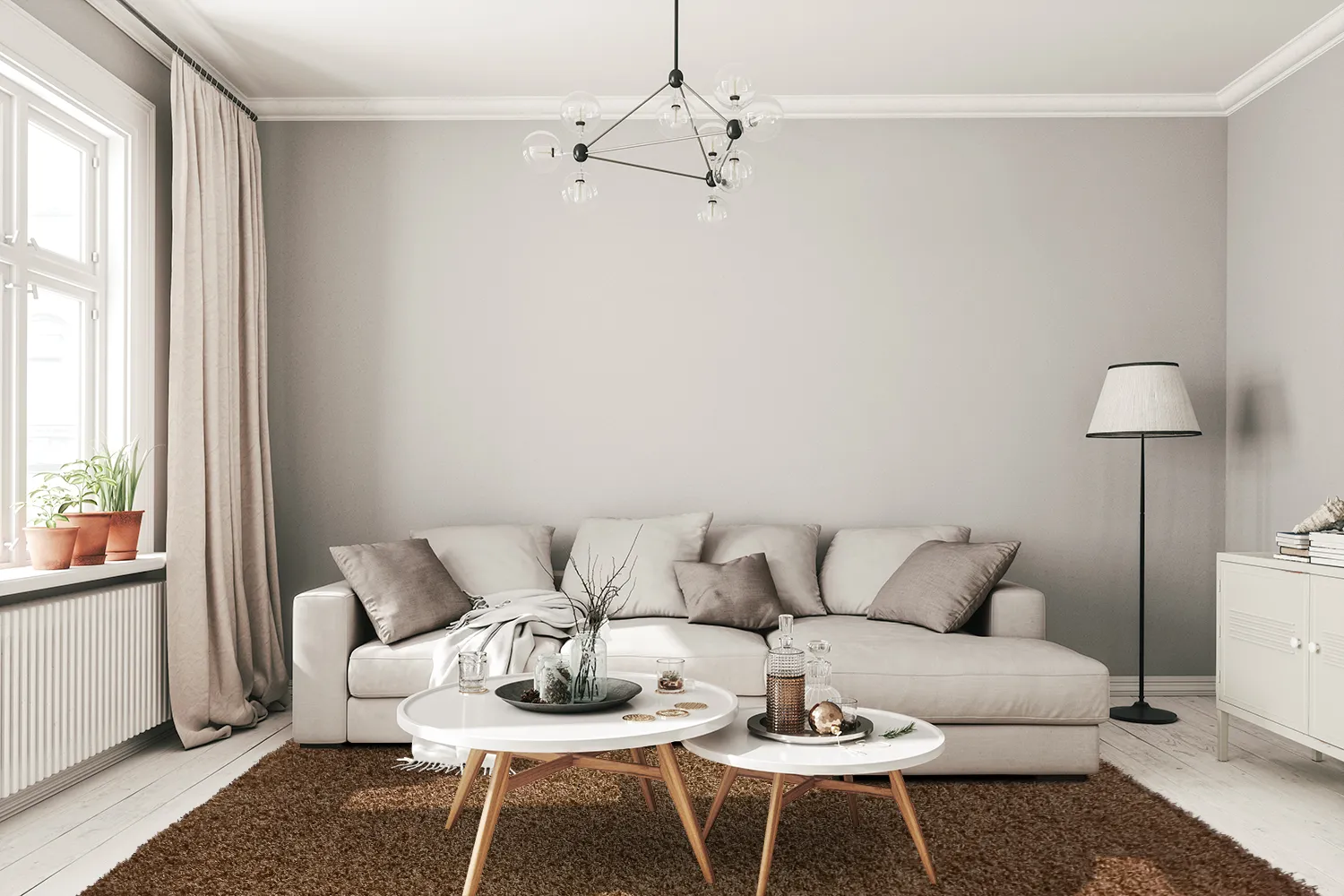 Shaggy szőnyeg - Zoe (barna)