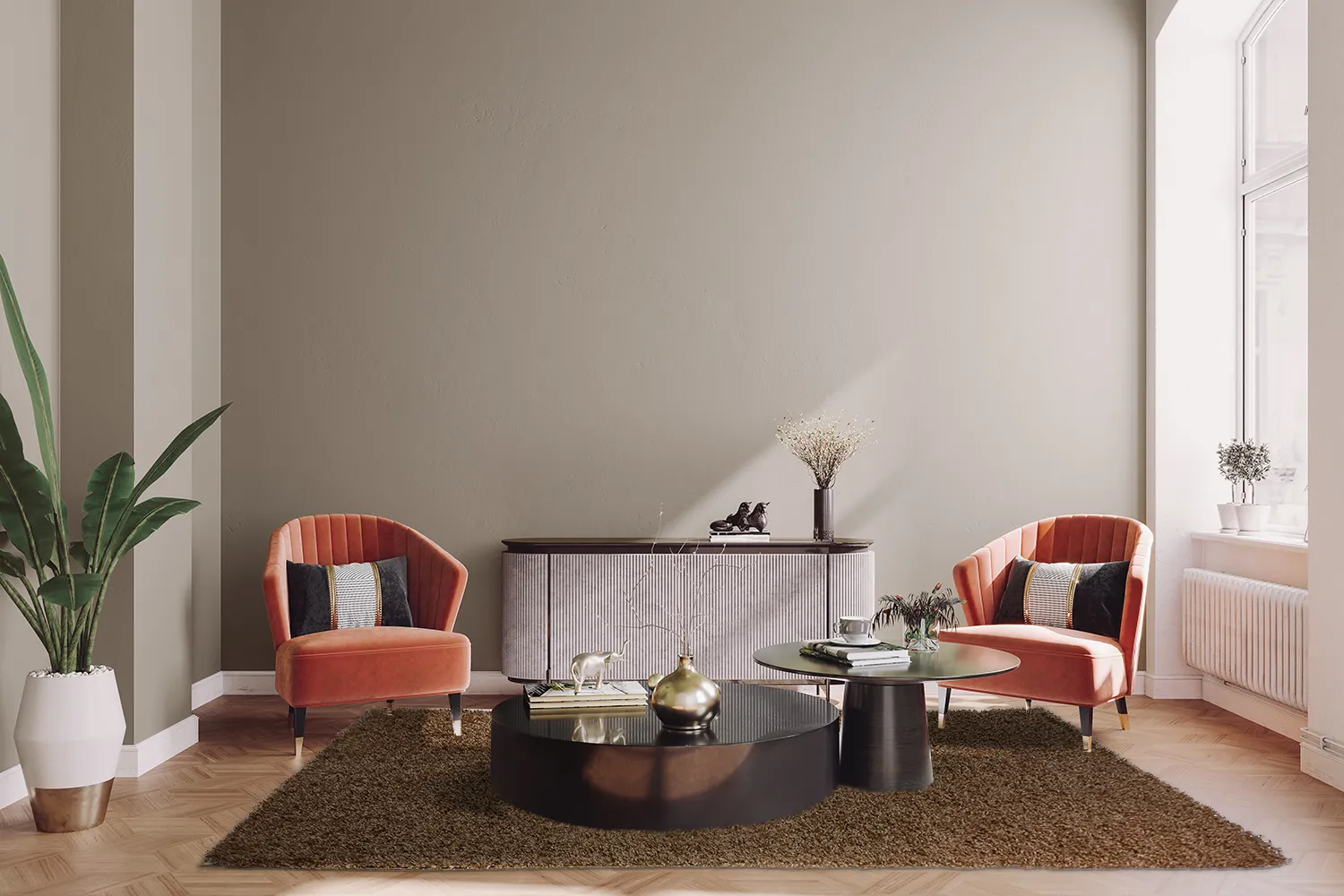 Shaggy szőnyeg - Zoe (barna)