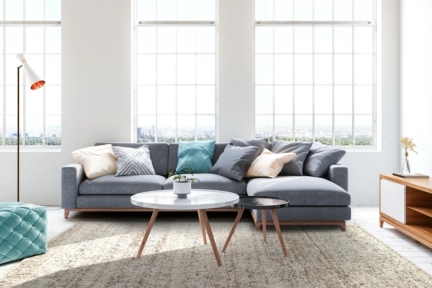 Shaggy szőnyeg - Carl (bézs)