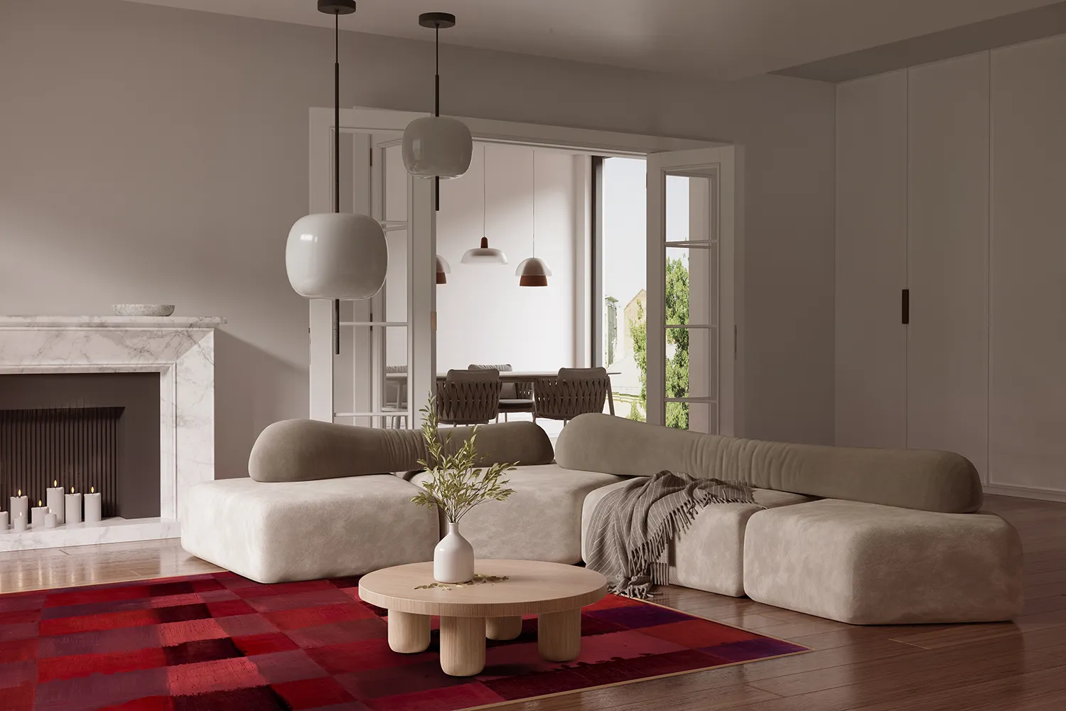 Wilton szőnyeg - Samadet (piros)