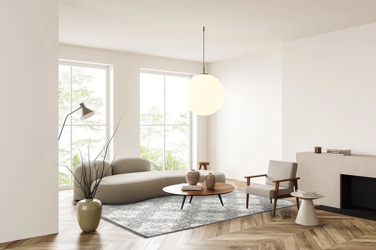 Shaggy Indoor-Outdoor - Hampton (szürke)