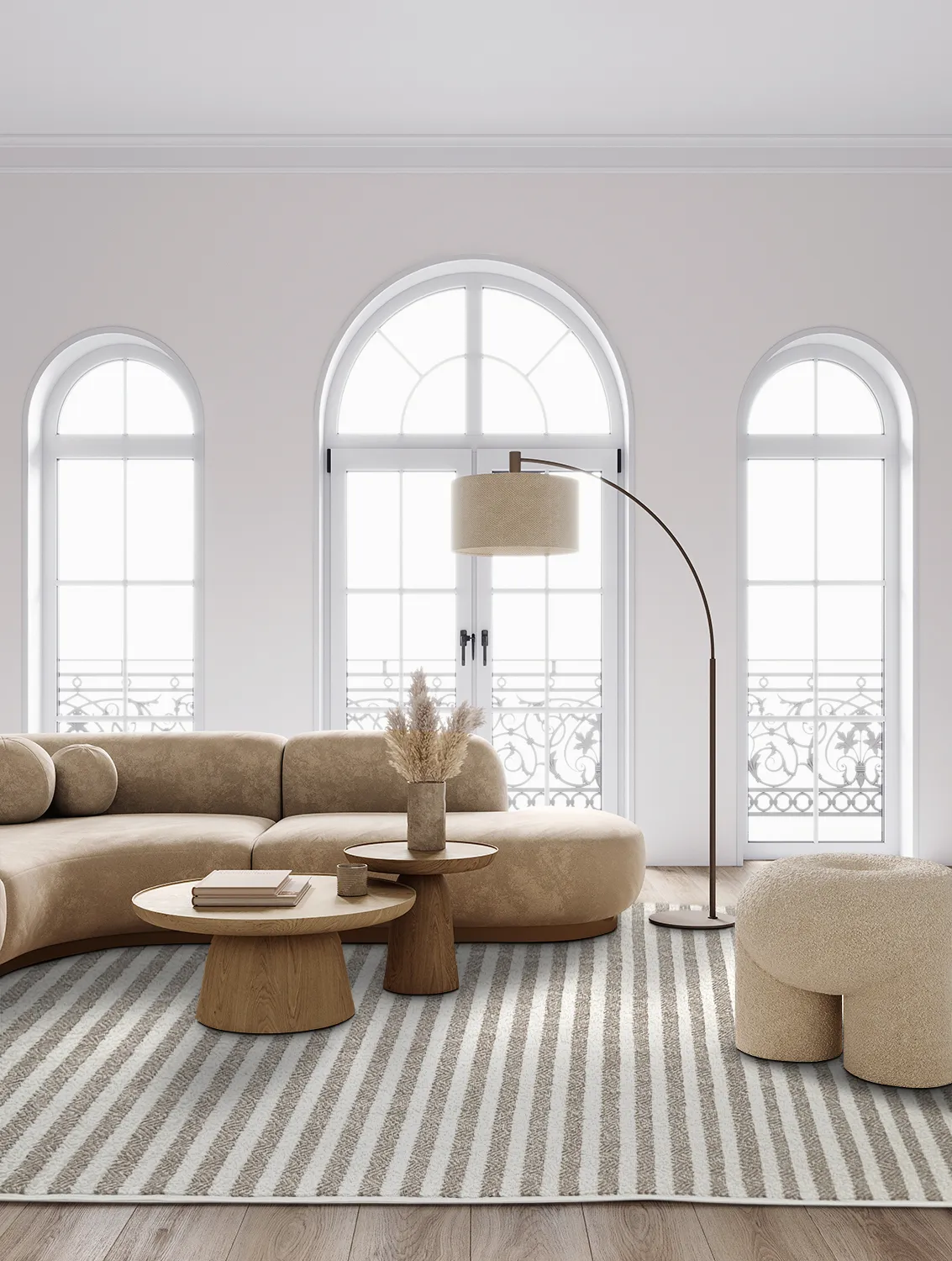 Shaggy Indoor-Outdoor - Baldwin (krém/bézs)