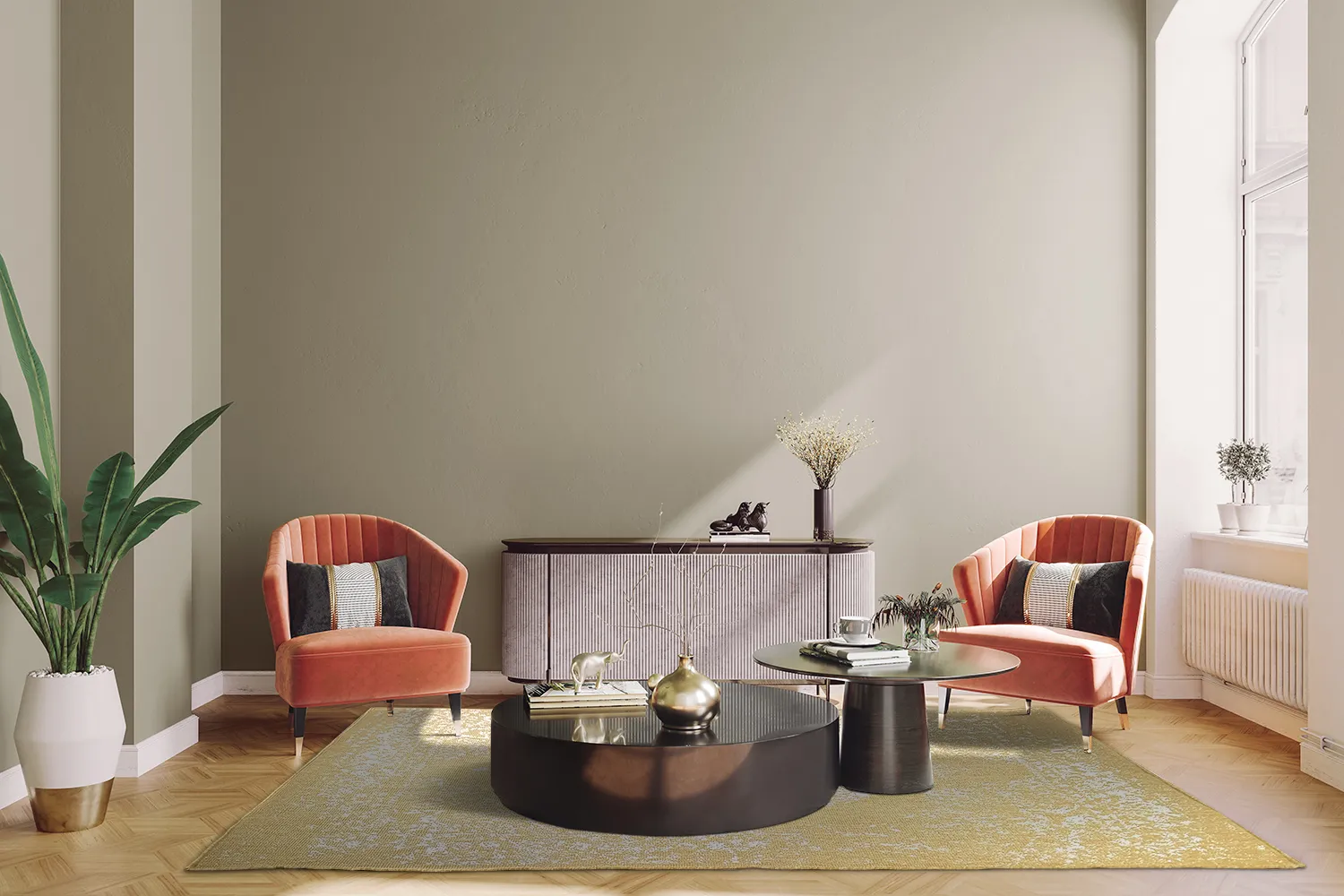 Beltéri és kültéri szőnyeg - Ellstin (sárga)