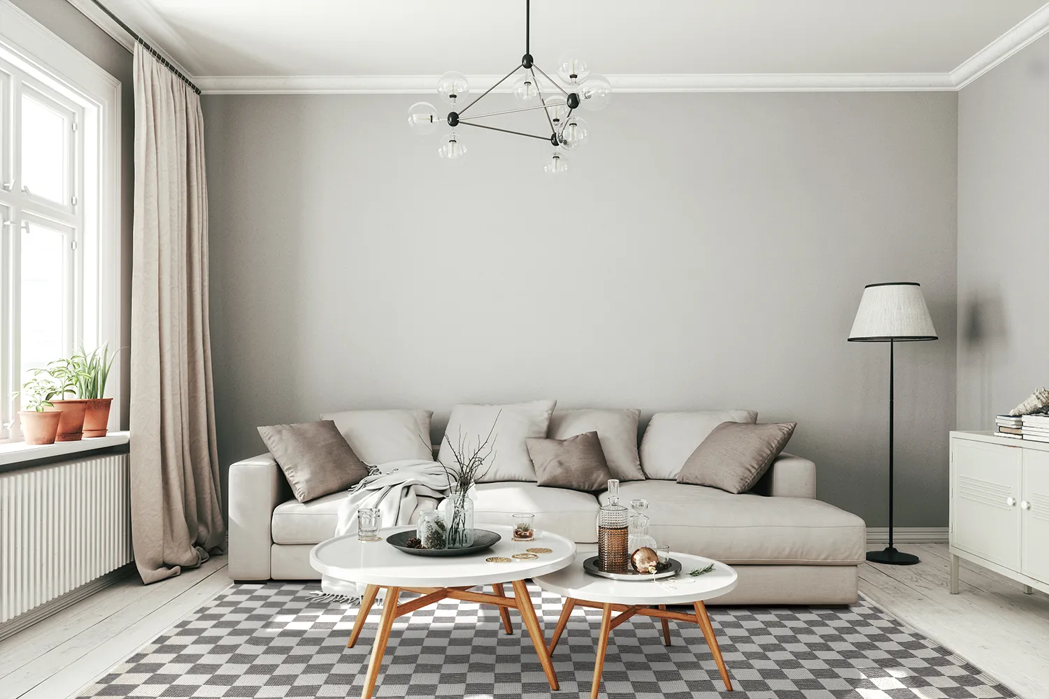 Beltéri és kültéri szőnyeg - Lucida (fekete)