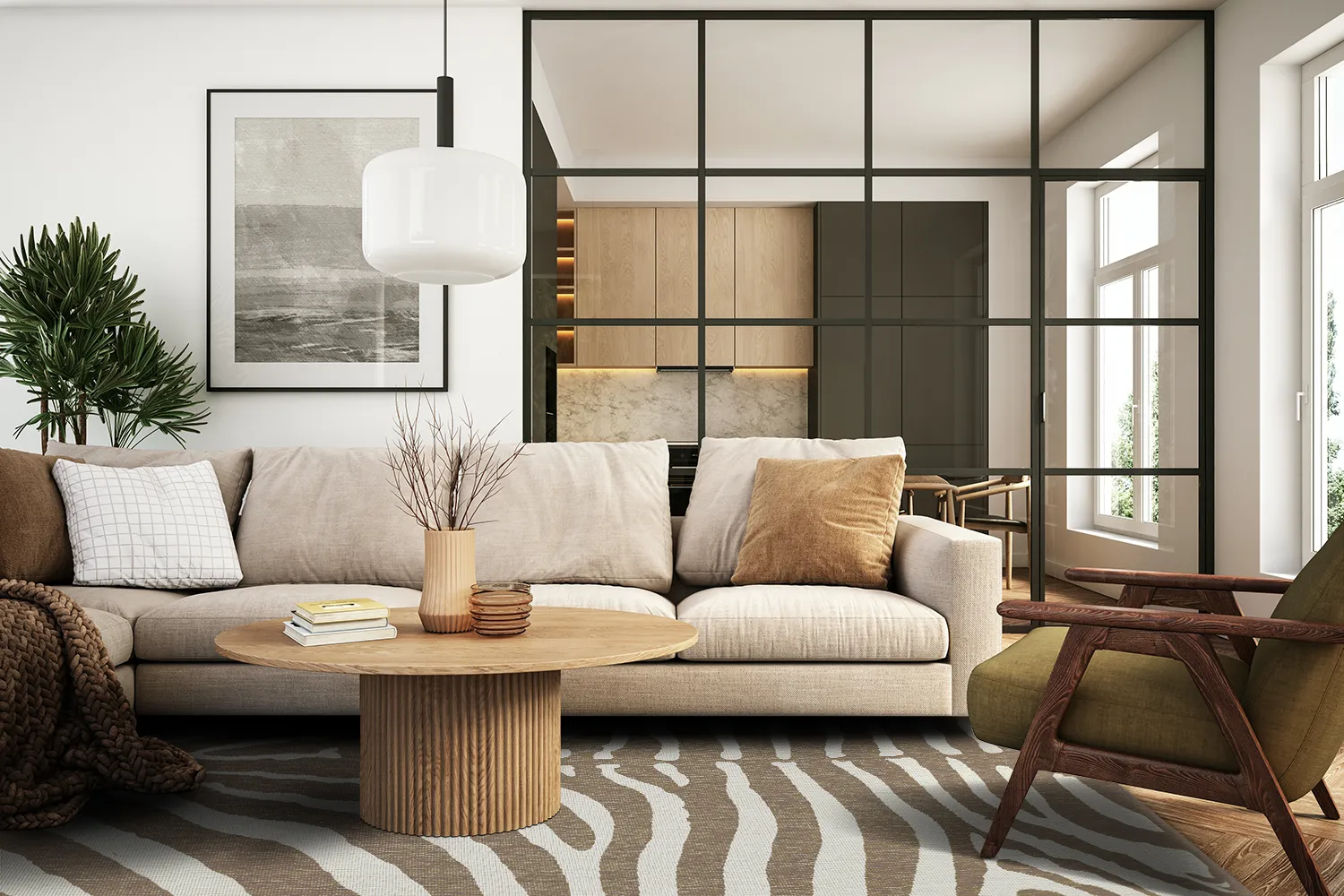 Beltéri és kültéri szőnyeg - Winona (bézs)