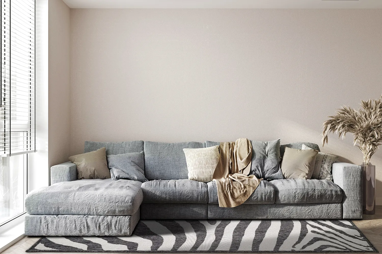 Beltéri és kültéri szőnyeg - Winona (fekete)