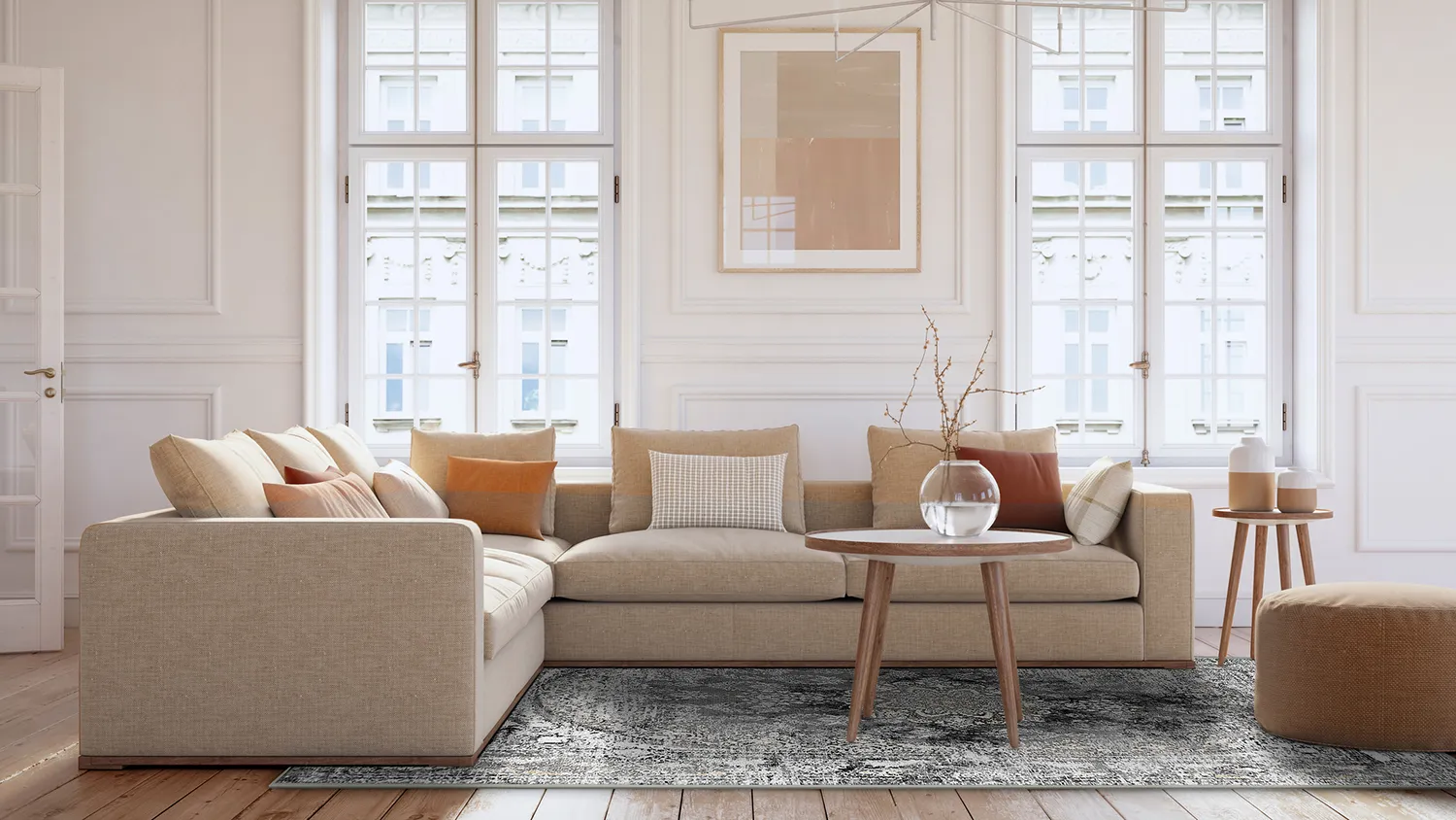 Wilton szőnyeg - Valeria (fekete)