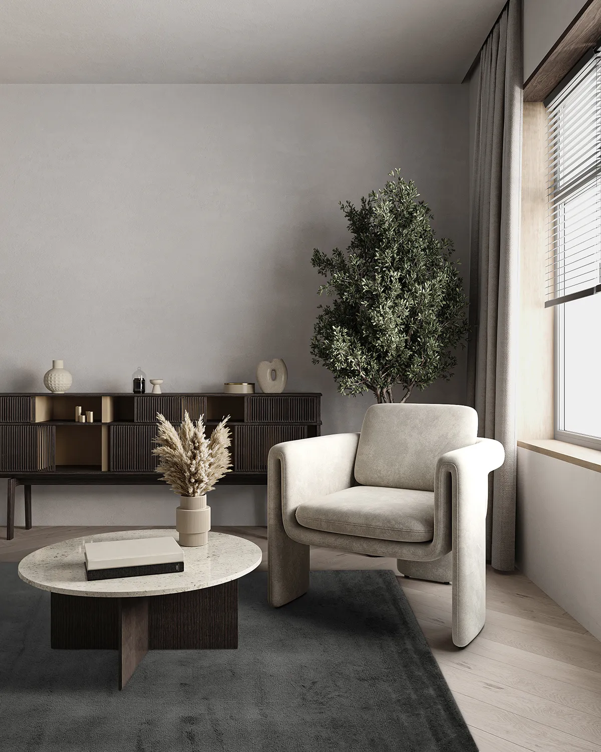 Wilton szőnyeg - Vevila (sötétszürke)