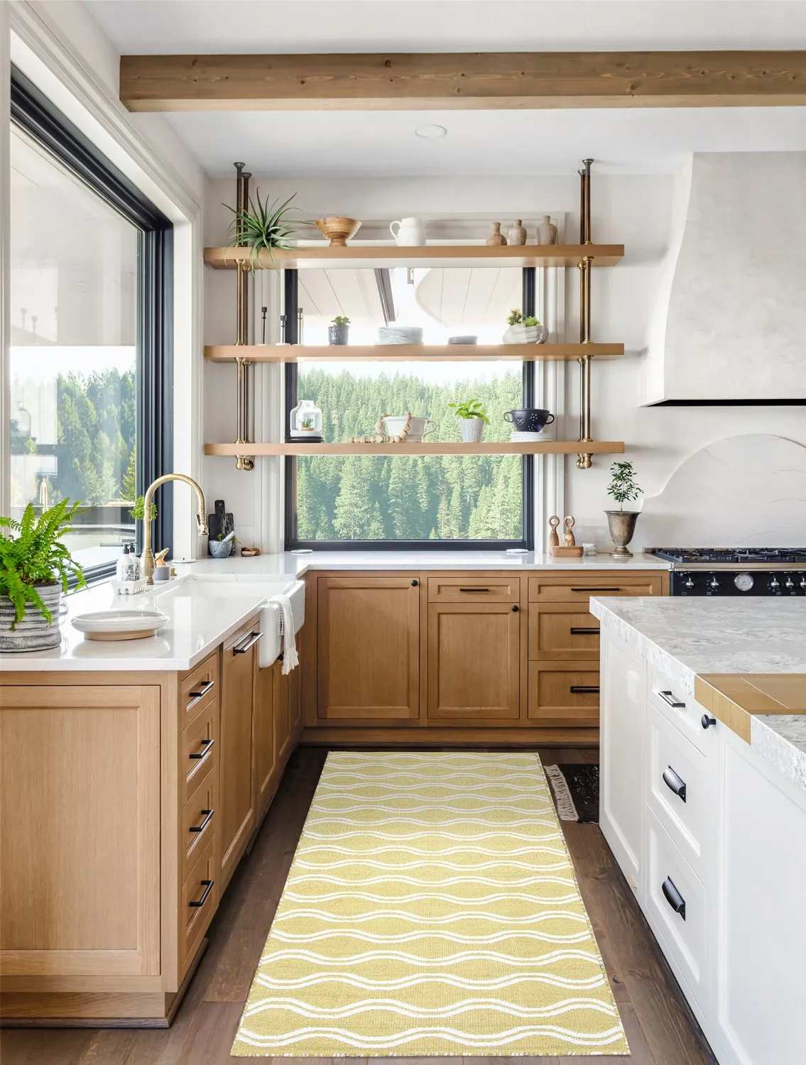 Plasztik szőnyegek - Camden (zöld/fehér)