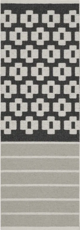 Plasztik szőnyegek - Horredsmattan Iris (fekete)