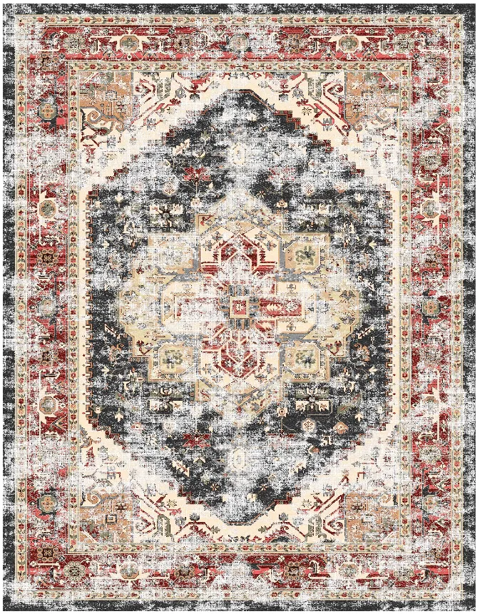 Wilton szőnyeg - Javis (piros/többszínű)