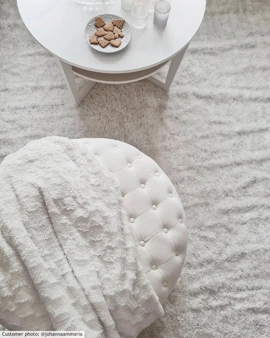 Shaggy szőnyeg - Cosy (fehér)