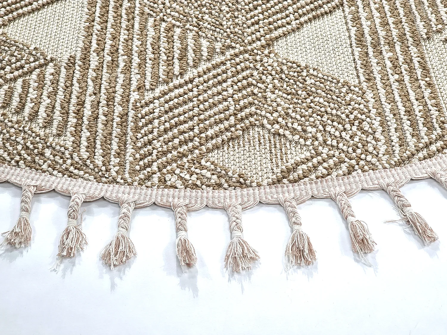 Kerek szőnyeg - Indoor/Outdoor Lennon (bézs)