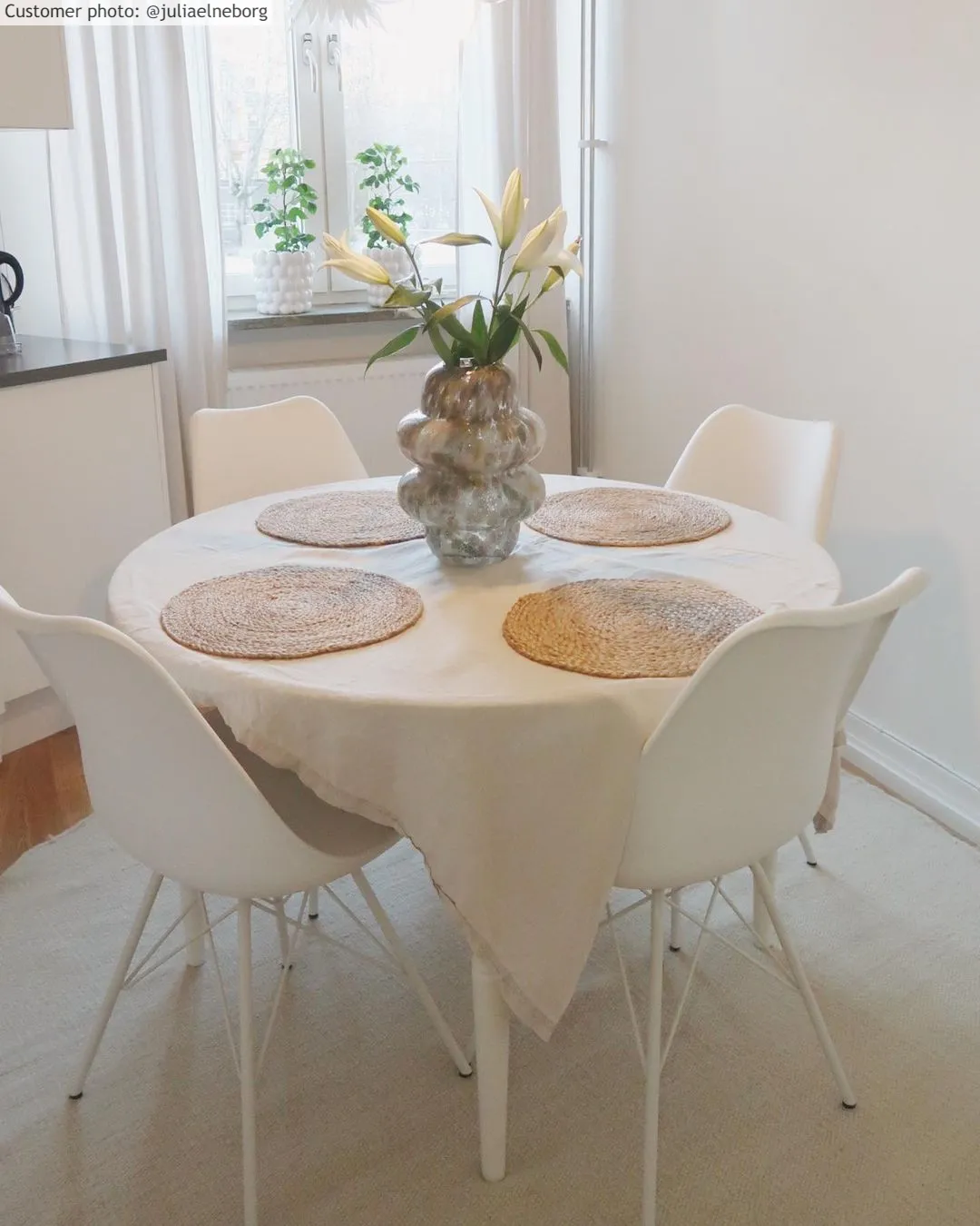 Kerek szőnyeg - Bibury (krém)