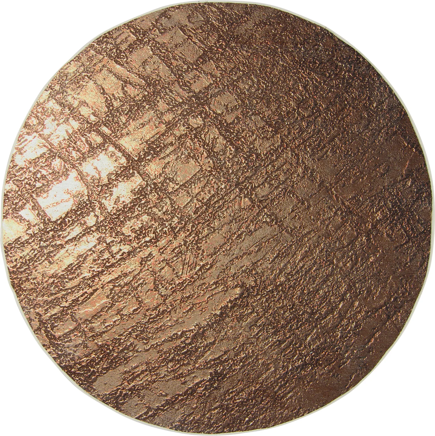 Kerek szőnyeg - Junes (arany)