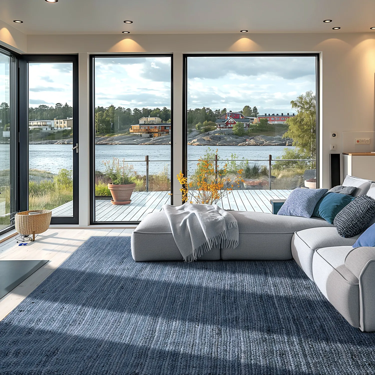 Zsákruha szőnyeg - Amasia (kék)