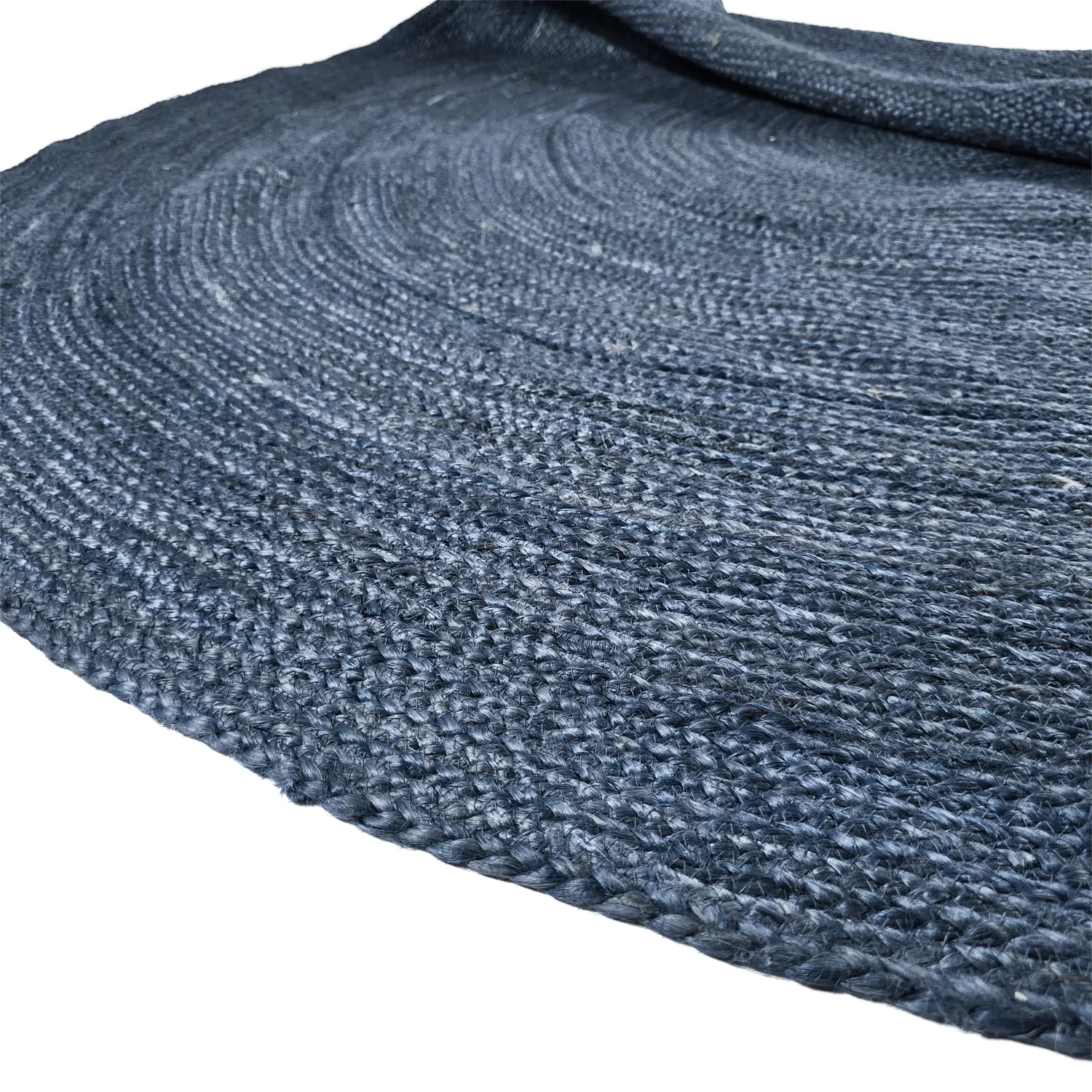 Kerek jutaszőnyeg - Amasia (kék)