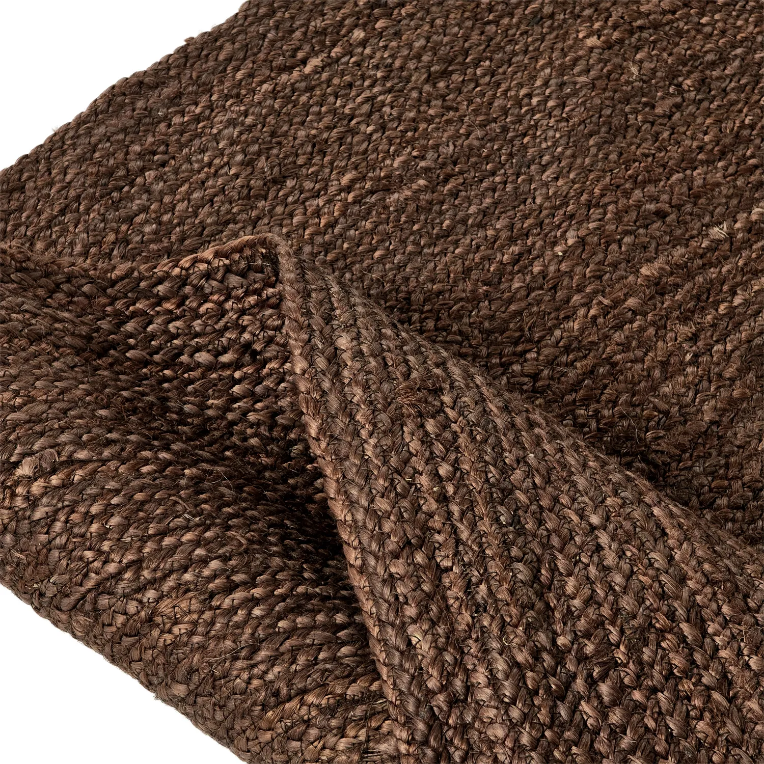 Kerek jutaszőnyeg - Amasia (barna)