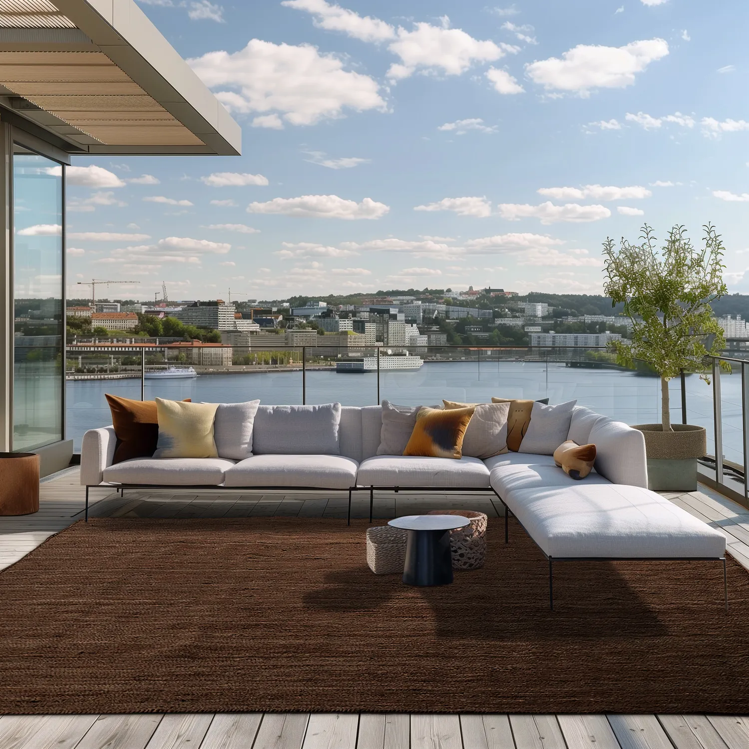 Zsákruha szőnyeg - Amasia (barna)