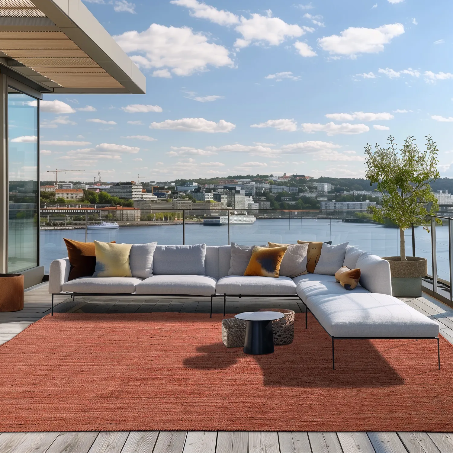 Zsákruha szőnyeg - Amasia (gesztenye)