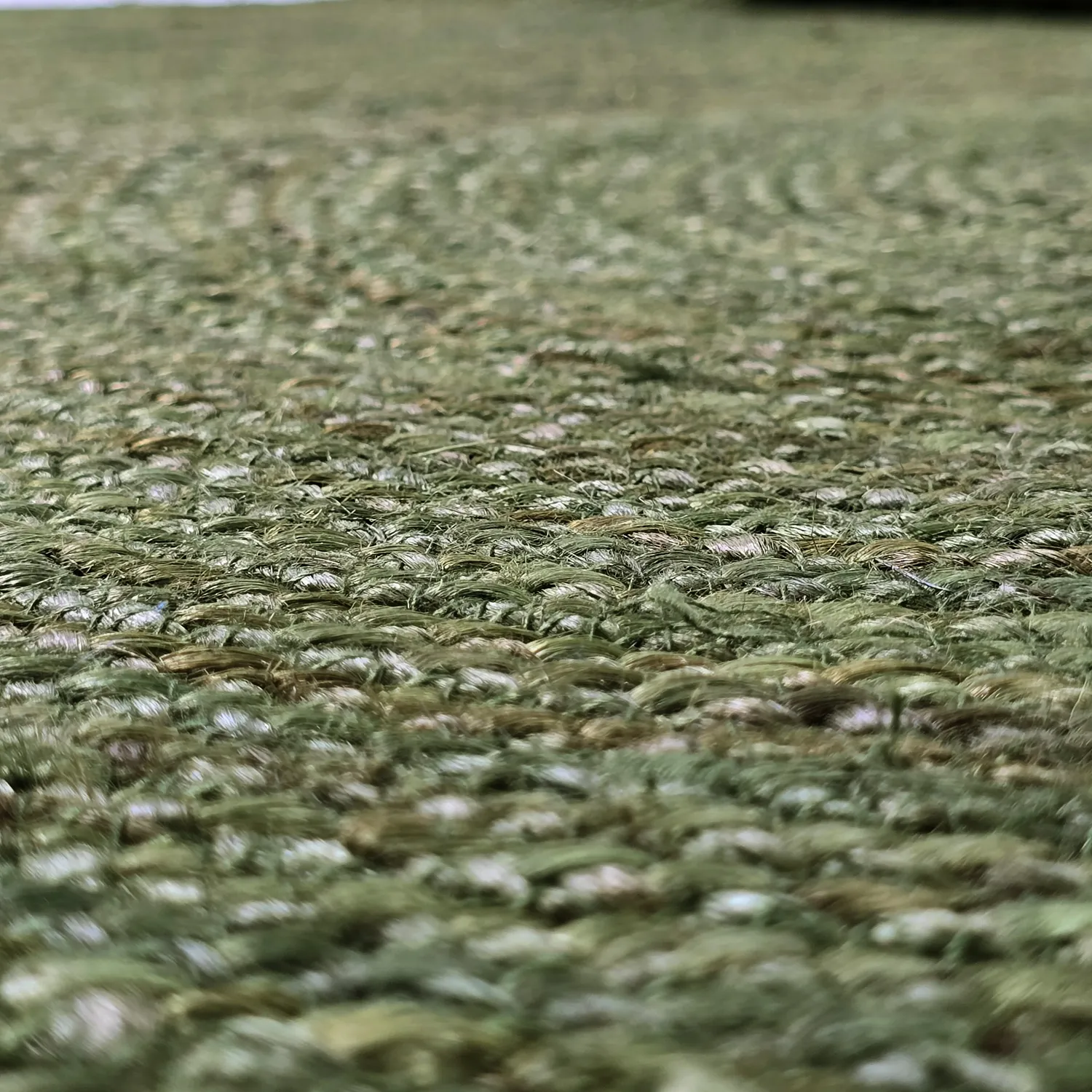 Kerek jutaszőnyeg - Amasia (katonai zöld)