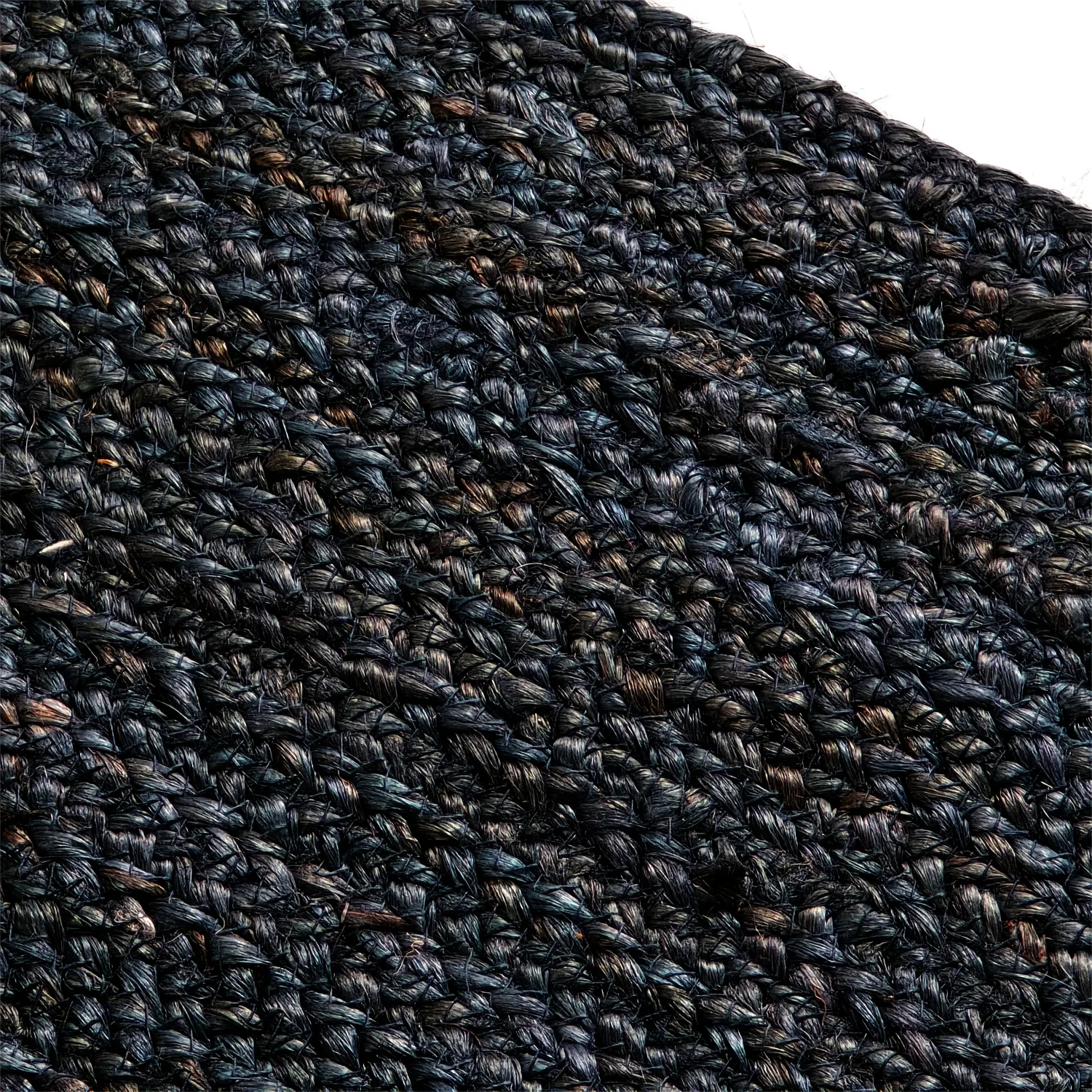 Kerek jutaszőnyeg - Amasia (sötétkék)